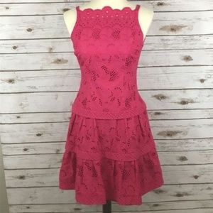 NANETTE LEPORE Sleeveless Pink Summer Dress Sz 8